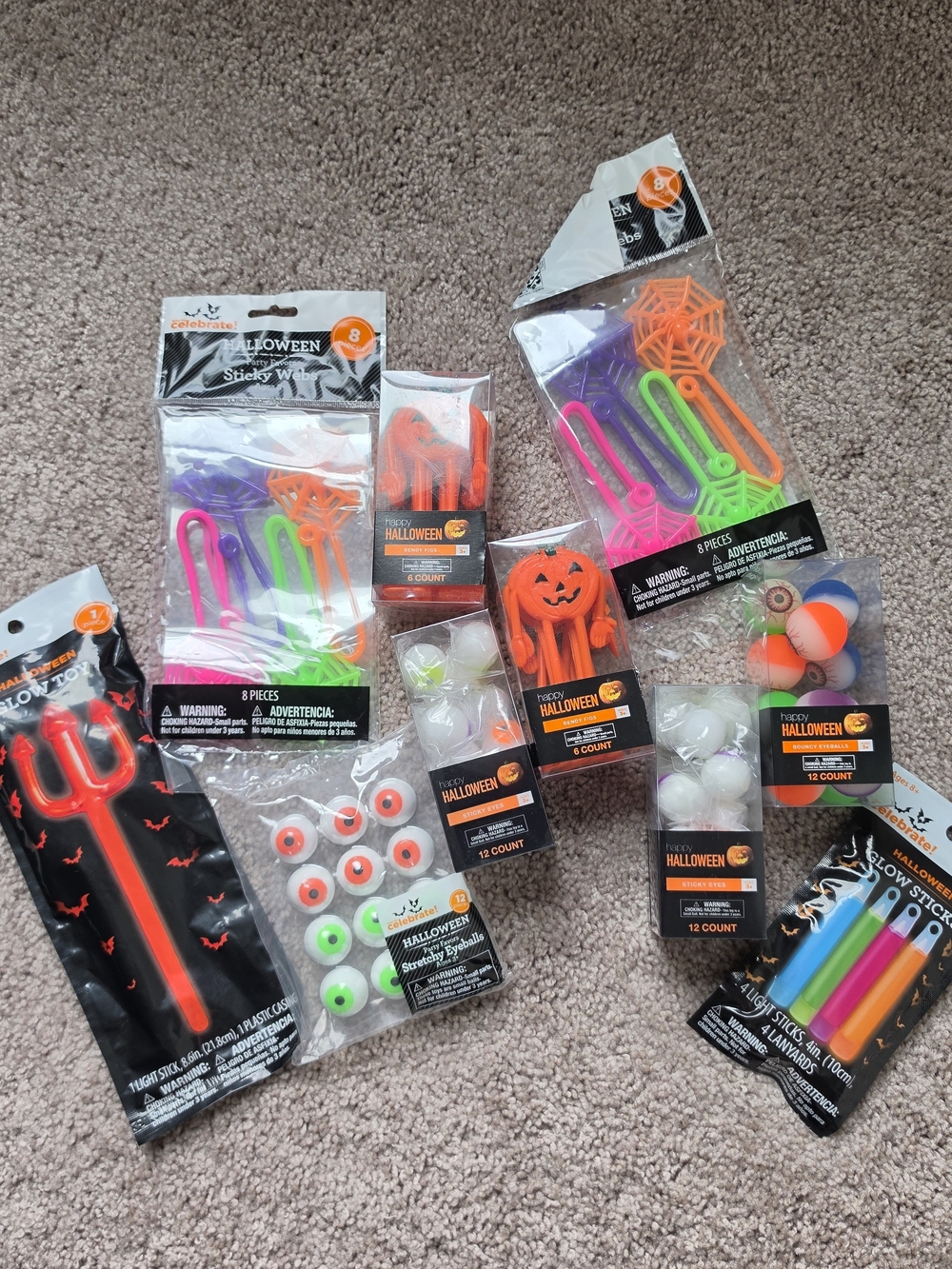 Halloween Party Supplies Assortment - Orange & Multicolor